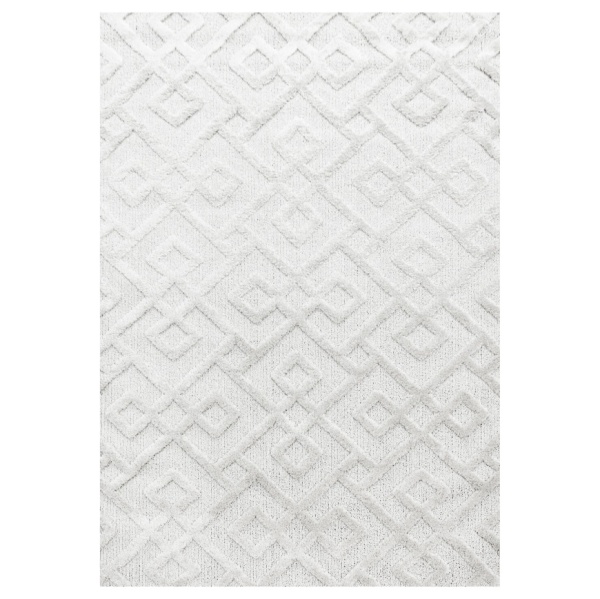 Designer Braided Cream Rug for Living Room